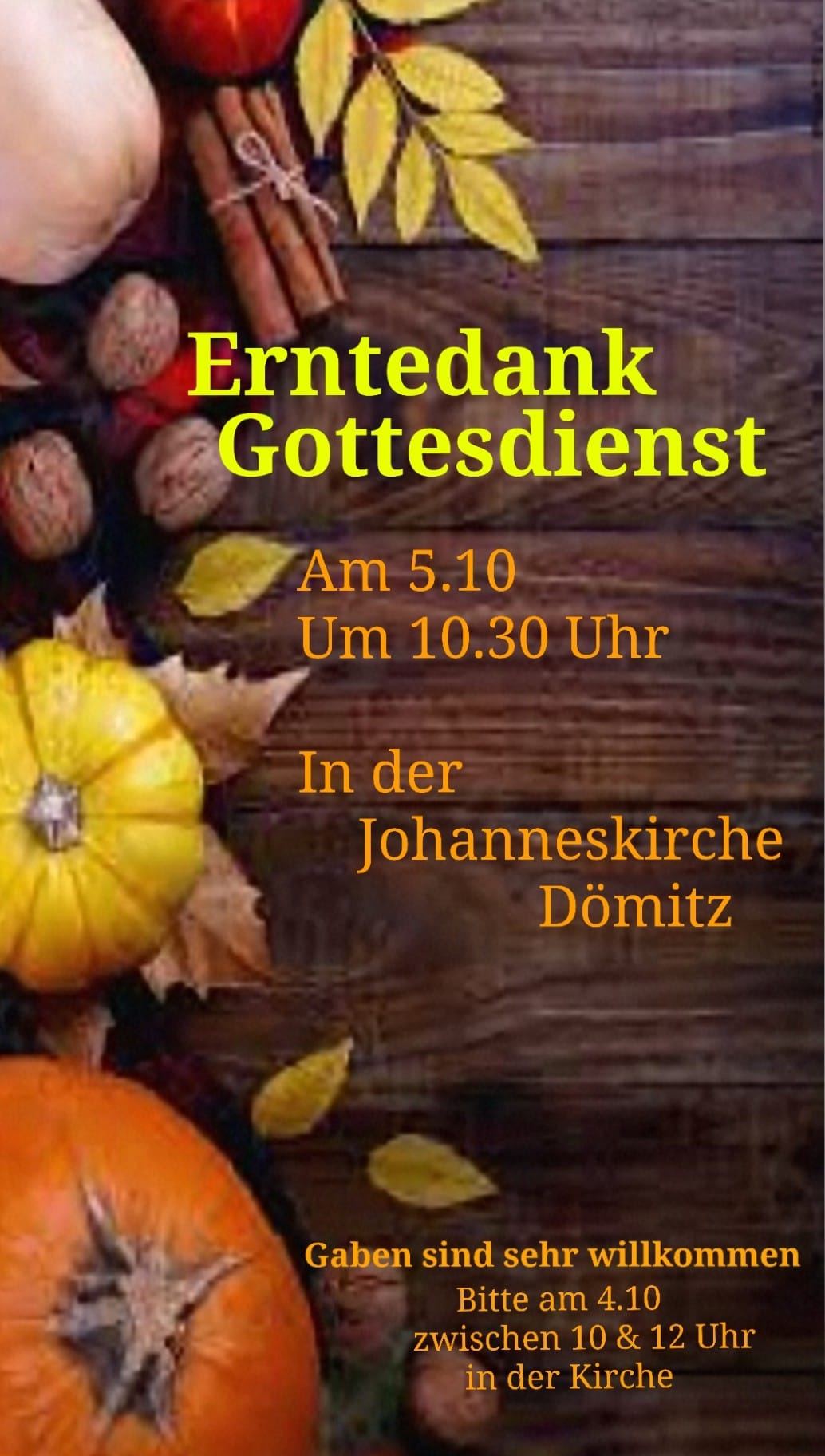 Erntedank